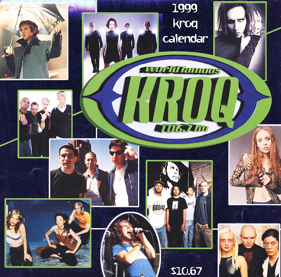 World Famous KROQ 106.7 FM Calendar 1999 Publications Calendars