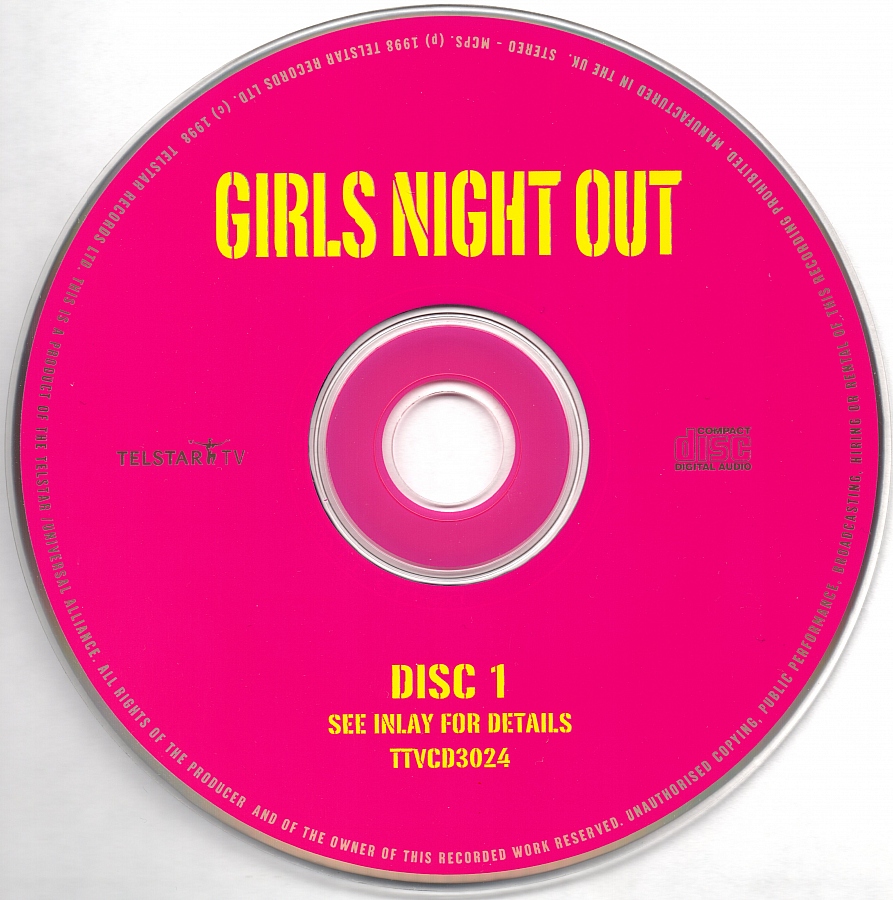 Girls Night Out - 1998 - Music Compilations - Record Label - United ...